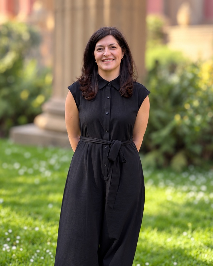 Jackie Bender at the Palace of Fine Arts in San Francisco